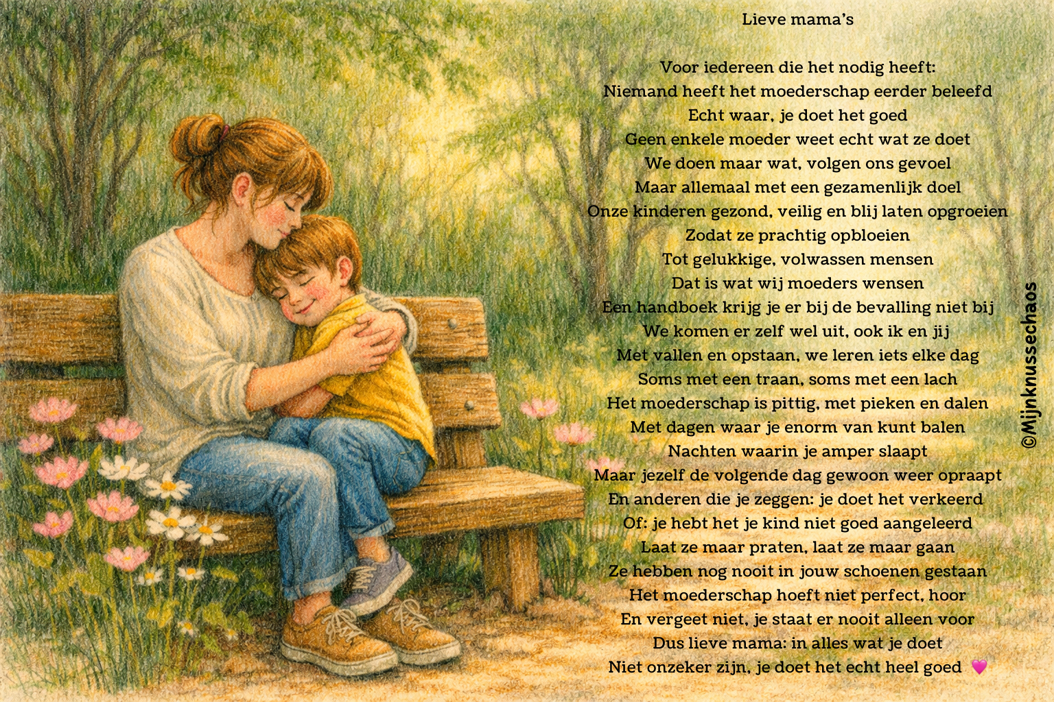 Lieve mama gedicht